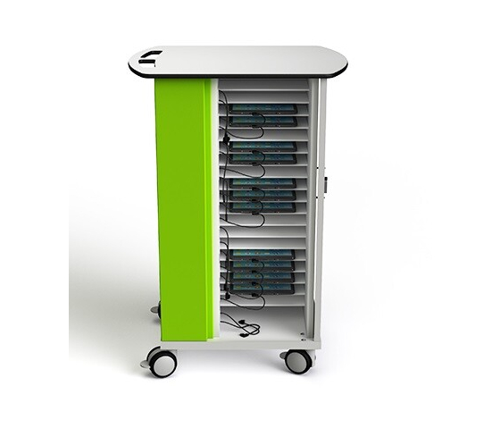 USB Ladewagen Zioxi für 20 Tablets bis zu 10.5 Zoll, Digitale Codeschloss