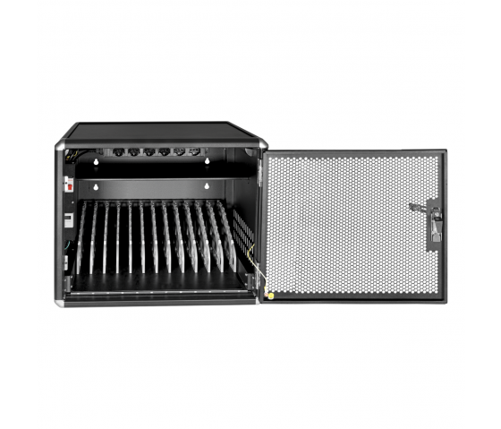 Bravour BRV12v2 Ladeschrank für 12 Tablets oder Laptops bis zu 15,6 Zoll und Timer