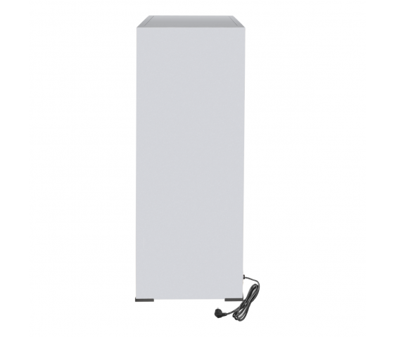 Bravour BR10 Freistehendes Spind, Staufacher vorgesehen von ein 220V und zwei USB-Anschlüssen. Jedes Ablagefach hat ein Codeschloss.