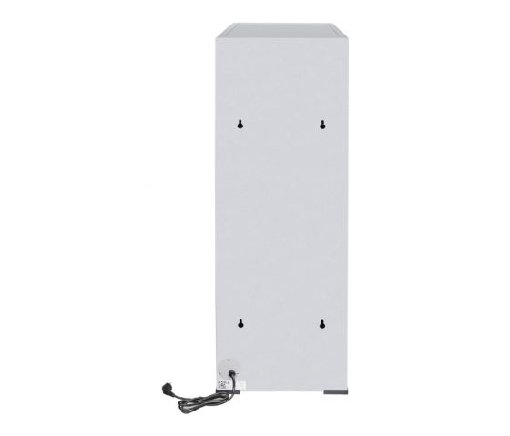 Bravour BR10 Freistehendes Spind, Staufacher vorgesehen von ein 220V und zwei USB-Anschlüssen. Jedes Ablagefach hat ein Codeschloss.