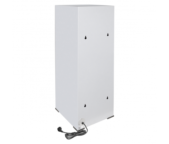 Bravour BR10 Freistehendes Spind, Staufacher vorgesehen von ein 220V und zwei USB-Anschlüssen. Jedes Ablagefach hat ein Codeschloss.