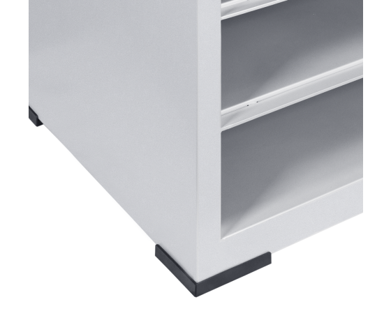 Tisch-Ladeschrank BR5KLDESK für 5 Geräte - Möbelschloss