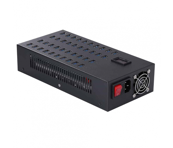 Desktop-Ladehub - 40 Port USB-A 8.5W
