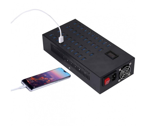 Desktop-Ladehub - 40 Port USB-A 8.5W