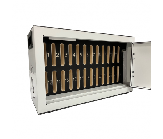 Abschließbarer Telefonwandschrank WBTOK24 für 24 Smartphones