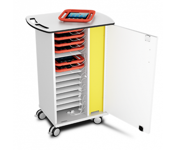 Zioxi Synchronisation & Ladewagen für 15 iPads und Tablets bis 11 Zoll in KidsCover