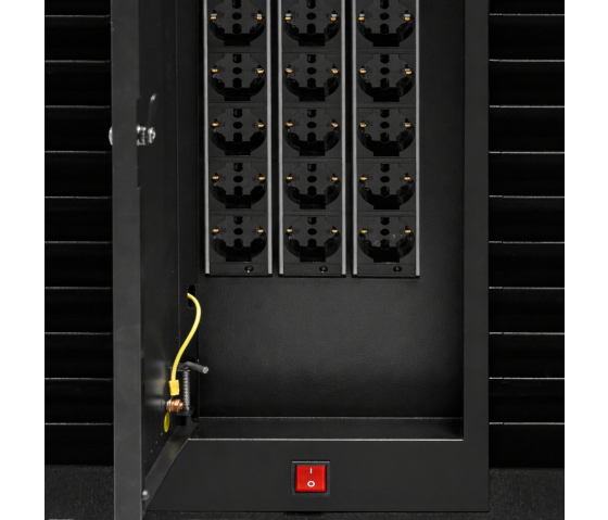 SLC30S Smartphone-Fächerschrank mit Ladefunktion für 30 Telefone - Steckdosenleiste