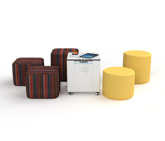 Wiederaufladbarer Zioxi powerHub Cube - 4 Steckdosen / 4x USB-A / 4x USB-C PD 60W Anschlüsse - 3600 Wh Batteriekapazität