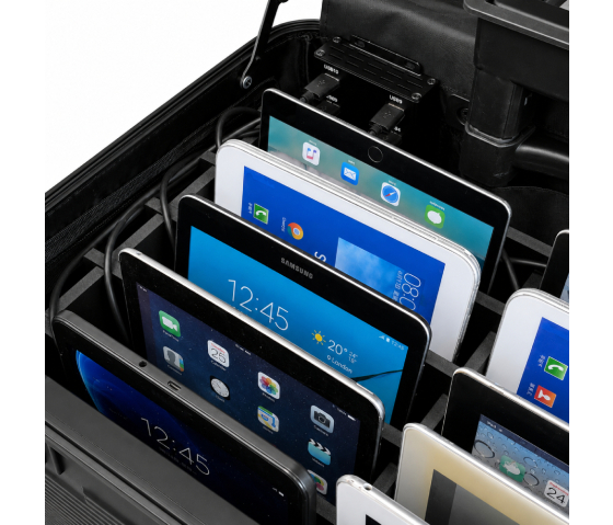 Bravour® BRVK10 Lade & Sync Koffer für 10 iPads und Tablets bis zu 13 Zoll – ohne Kabel