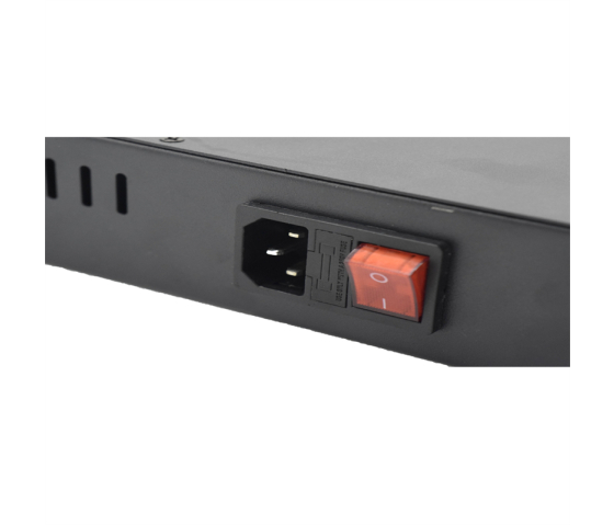 16 Ports USB-C 45W 1U Rackmount Lade-Hub