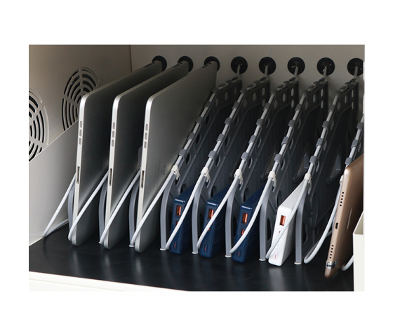 BRVC30 USB-C-Ladewagen für 30 mobile Geräte bis zu 16 Zoll - weiß