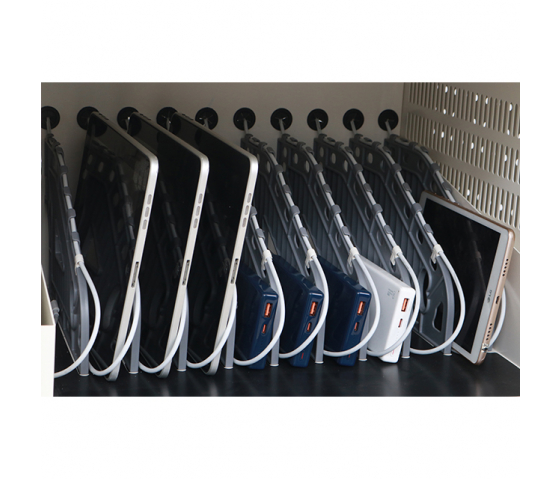 BRVC30 USB-C-Ladewagen für 30 mobile Geräte bis zu 16 Zoll - weiß