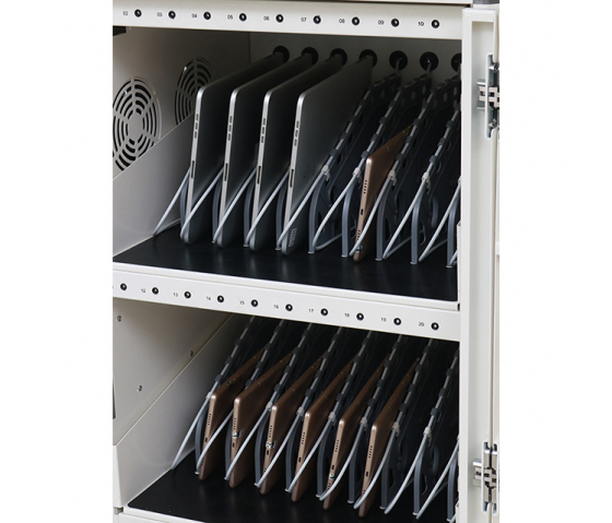 BRVC30 USB-C-Ladewagen für 30 mobile Geräte bis zu 16 Zoll - weiß