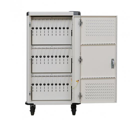 BRVC30 USB-C-Ladewagen für 30 mobile Geräte bis zu 16 Zoll - weiß