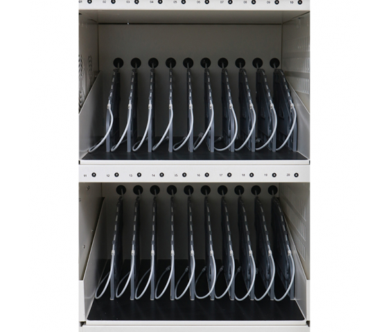 BRVC30 USB-C-Ladewagen für 30 mobile Geräte bis zu 16 Zoll - weiß