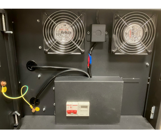 BRVC50 USB-C-Ladewagen COMPACT inklusive Ladekabel für 50 Tablets bis 13 Zoll - schwarz