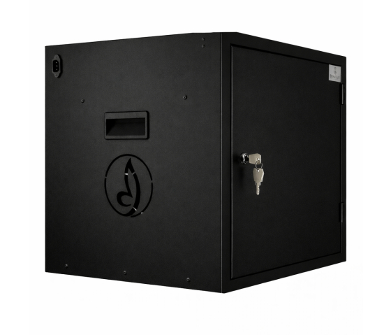 Bravour BRVDC12 Ladeschrank für 12 Tablets oder Laptops bis 17 Zoll - Schwarz - USB-C