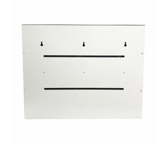 Bravour BRVD16 Ladeschrank für 16 mobile Geräte bis zu 17 Zoll - Weiß - Steckdose