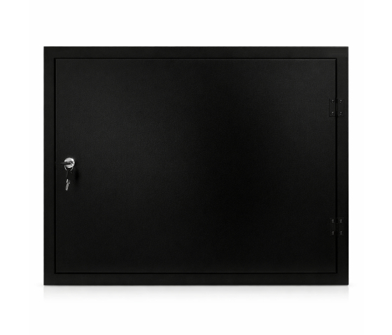 Bravour BRVD16 Ladeschrank für 16 mobile Geräte bis zu 17 Zoll - Schwarz - Steckdose