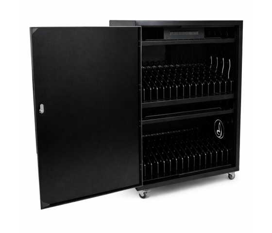 BRVD32 Ladewagen für 32 mobile Geräte bis zu 17 Zoll - schwarz - Steckdosenleiste