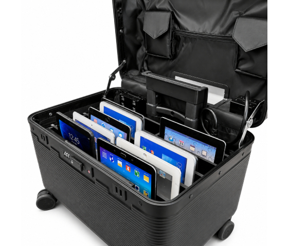 Bravour® BRVK10 Lade & Sync Koffer für 10 iPads und Tablets bis zu 13 Zoll – ohne Kabel