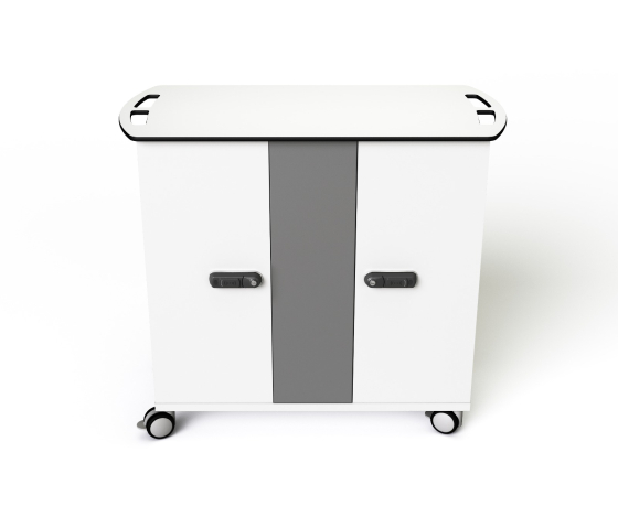 Zioxi USB-C Ladewagen mit Kabeln für 32 Chromebooks und mobile Geräte bis 14 Zoll - RFID-Schloss