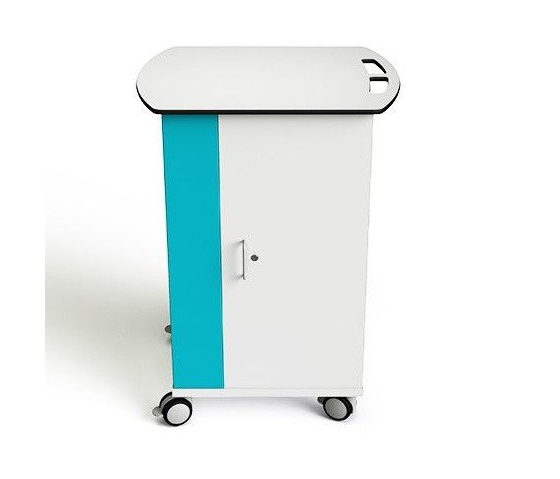 Zioxi Ladewagen für 16 Chromebooks, Laptops en Notebooks bis zu 15,6 Zoll mit Schloss