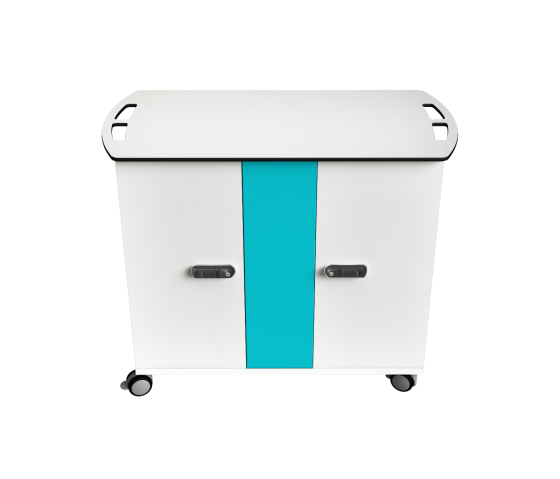 Zioxi onView Netwerk oplaadkar voor 32 laptops - inclusief USB-C kabels - RFID slot