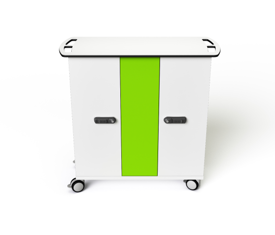 Zioxi Ladewagen für 32 iPads und Tablets bis 11 Zoll mit RFID-Codesperre