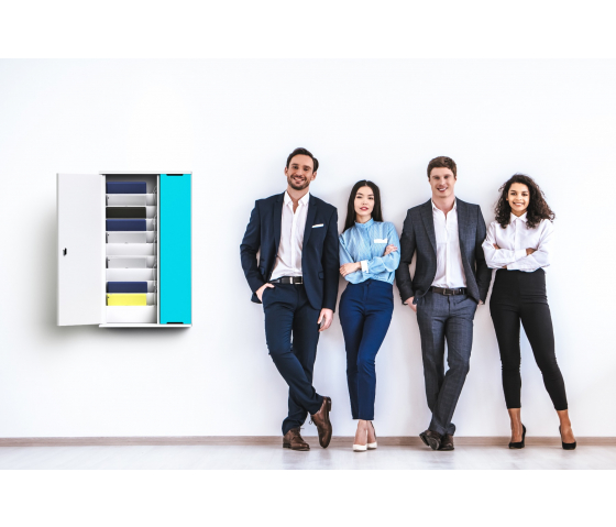 Zioxi Wand-Ladeschrank für 10 iPads oder Tablets 9