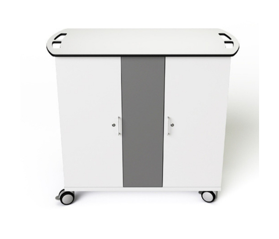 Zioxi USB-C Ladewagen für 32 Chromebooks und mobile Geräte bis 14 Zoll - Tastensperre