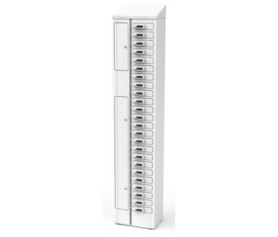 Zioxi Volt bay smartphone charging locker VSP1-24S-UC-K für 24 Smartphones bis 7 Zoll - Tastensperre - USB-C