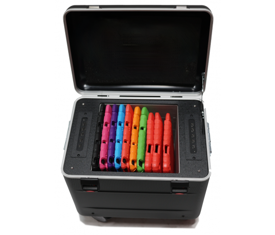 Bravour DUO-Charge Tablet-Ladekoffer - USB-C - für 10 Tablets bis zu 11 Zoll - DCC10-EV