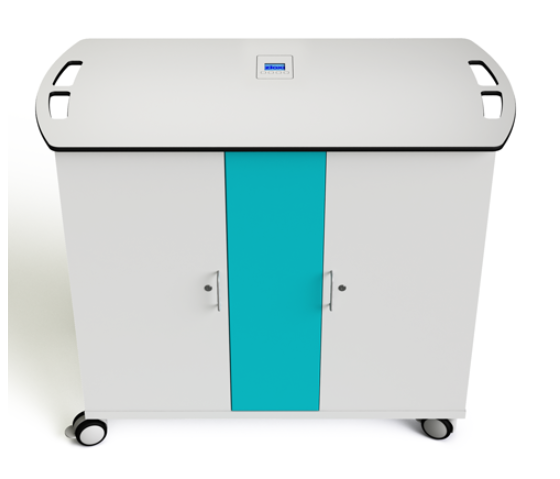 Laptop onView Ladewagen Zioxi für 32 Laptops bis zu 16 Zoll - mit Zylinderschloss