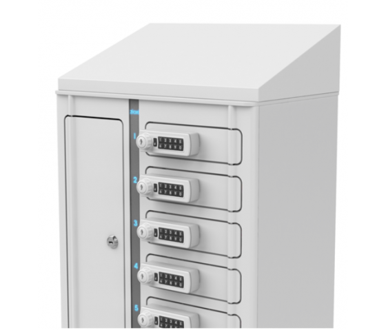 Zioxi Volt bay smartphone charging locker VSP1-24S-UC-CP für 24 Smartphones bis 7 Zoll - Zahlenschloss - USB-C