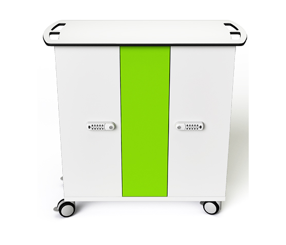 iPad und Pencil USB-C Ladewagen Zioxi CHRGTUC-PT-32-C# inklusive USB-C Kabel für 32 iPads bis zu 10,9 Zoll - Digitales Codeschloss