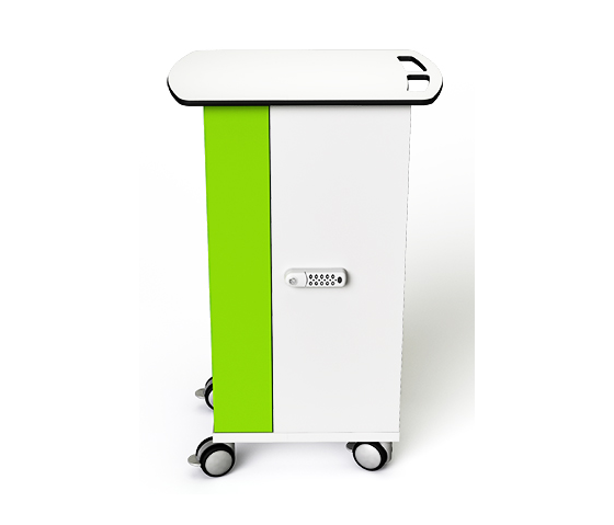 Zioxi Ladenwagen für das Aufladen von 16 Mikrosoft Surface Go Tablets - RFID-Kartensperre