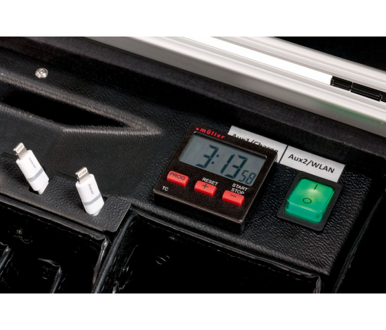 Parat PARAPROJECT Charge & Sync i16 Koffer für iPads schwarz