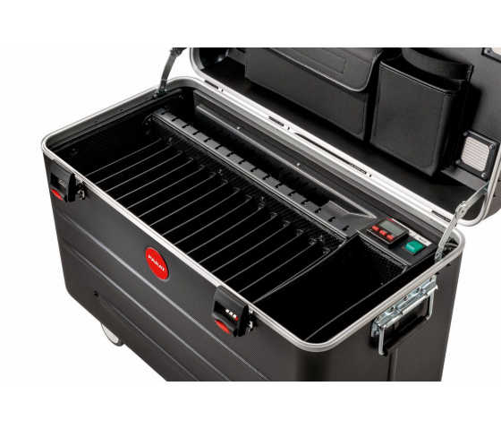 Parat PARAPROJECT Charge & Sync i16 Koffer für iPads schwarz