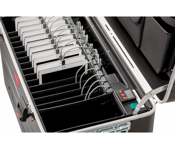 Parat PARAPROJECT Charge & Sync i16 Koffer für iPads schwarz