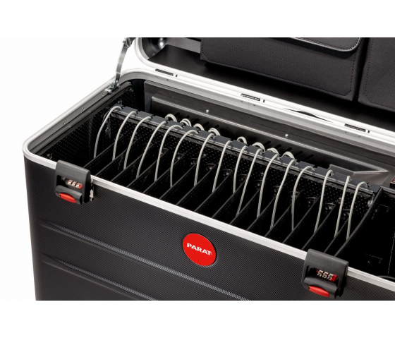 Parat PARAPROJECT Charge & Sync i16 Koffer für iPads schwarz