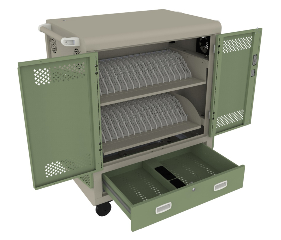 ID32UC USB-C Ladewagen für 32 mobile Geräte bis 15,6 Zoll