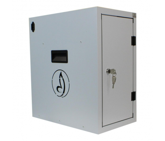 Bravour BRVD6 Ladeschrank für 6 Tablets oder Laptops bis zu 17 Zoll in Weiß - USB