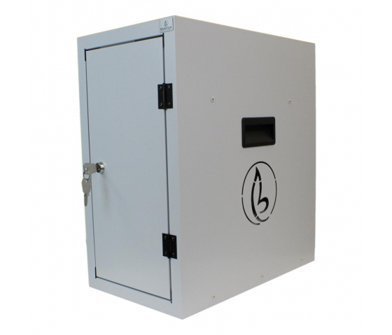 Bravour BRVD6 Ladeschrank für 6 Tablets oder Laptops bis zu 17 Zoll - Weiß