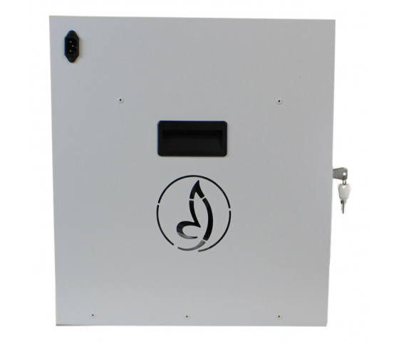 Bravour BRVD6 Ladeschrank für 6 Tablets oder Laptops bis zu 17 Zoll in Weiß - USB