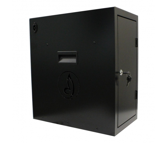 Bravour BRVD6 Ladeschrank für 6 Tablets oder Laptops bis zu 17 Zoll - Schwarz