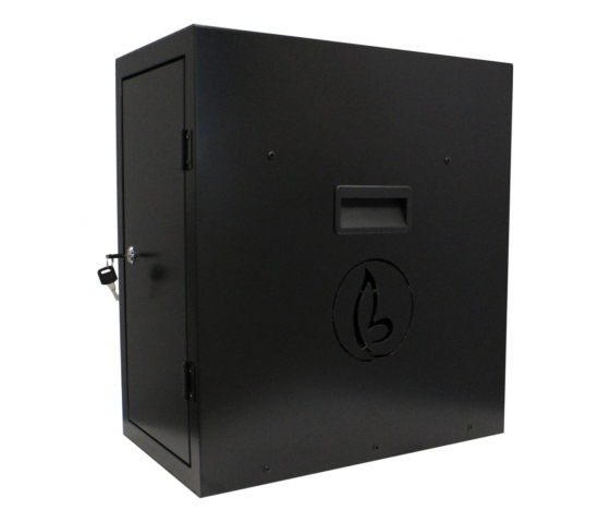 Bravour BRVD6 Ladeschrank für 6 Tablets oder Laptops bis zu 17 Zoll in Schwarz - USB