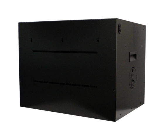 Bravour BRVD16 Ladeschrank für 16 mobile Geräte bis zu 17 Zoll - Schwarz - USB A