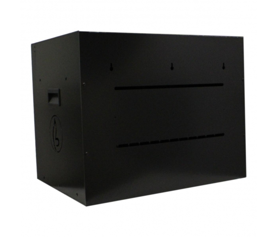 Bravour BRVD16 Ladeschrank für 16 mobile Geräte bis zu 17 Zoll - Schwarz - USB A