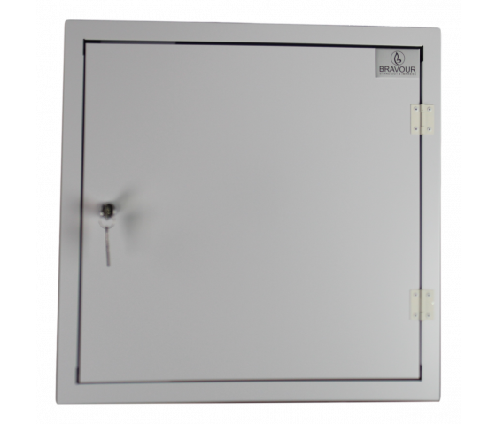 Bravour BRVD12 Ladeschrank für 12 Tablets oder Laptops bis 17 Zoll - Weiß - USB